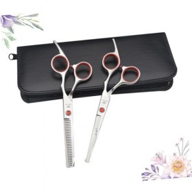 FRCOLOR 3 Pièces Professionnel Tondeuses De Barbier Ciseaux Tondeuses Professionnelles Pour Barbiers Ciseaux À Cheveux Profes