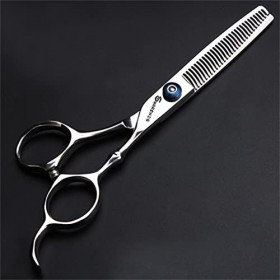 KOAIEZ Ciseaux De Coiffure De Coiffure De 6,0 Pouces en Acier Inoxydable, Cisaillements De Coiffure À Salon Multifonctionnel 