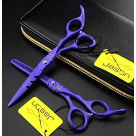 ZJZ Ciseaux de Coiffeur rétro, Ciseaux à Cheveux Coiffeur Professionnel, Ciseaux de Salon, Ciseaux de Coiffure Professionnels