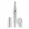 Braun Face Spa 810 Épilateur pour Femme et Brosse Visage avec Micro Oscillations pour Épiler et Nettoyer Le Visage avec Piles