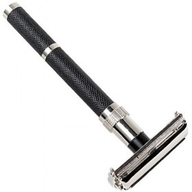 Parker Safety Razor Parker 96R sécurité rasoir rasage ensemble - Comprend pur blaireau brosse, Stand & Parker 96R papillon ou
