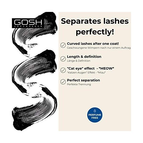 Catchy Eyes Mascara Black - Gosh