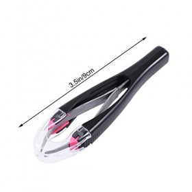 Pince à épiler pour extensions de cils, pince à épiler professionnelle, kit de recourbe-cils, pince à sourcils élastique auto...