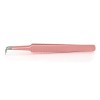 VANGLI Tweezers Eyelash tweezers pink stainless steel professional super hard high-precision eyelash tweezers eyelash extensi