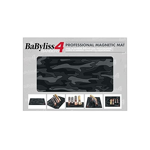 BaByliss PRO BaByliss4Barbers Tapis de barbier magnétique professionnel, 1 ct.