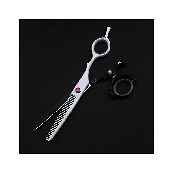 Ciseaux de coiffure rotatifs de 6" Ciseaux de barbier Ciseaux plats Ciseaux de coiffure amincissants Couleur : Set Set b 