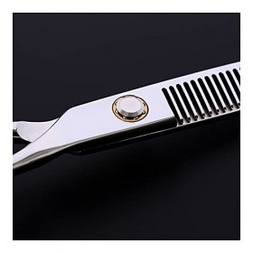 Ciseaux à frange spéciaux de 6,0 pouces, ciseaux de barbier, ciseaux plats, ciseaux à dents taille : cisailles à dents cis R...