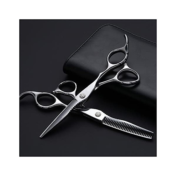 Ciseaux de coiffeur amincissants de 6 pouces, ciseaux à dents, ensemble de ciseaux de coiffeur, ciseaux de coupe de cheveux