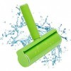AFFLHYJK Rouleau de dépoussiérage de poussière de rouleau lavable réutilisable vert rouleau collant de peluche pour des vêtem