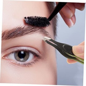 5 pièces pince à sourcils avec coussinet en caoutchouc pince à épiler en acier inoxydable ensembles de brillant à lèvres pour...