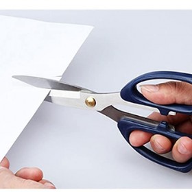 Ciseaux artisanaux faits à la main, adaptés au bureau et à la coupe du papier à la main, Etc., avec poignée noire, ciseaux du