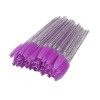 ATOMUS 60pcs Silicone Mascara Wands Disposable Eyelash Brush Applicator Eyebrow Wands Makeup Brush Kits Eyelash Extension Too