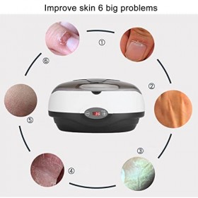 Machine à cire, chauffe-cire à la paraffine 2.8L traitement dépilation professionnel pour pied main pour homme pour visage p