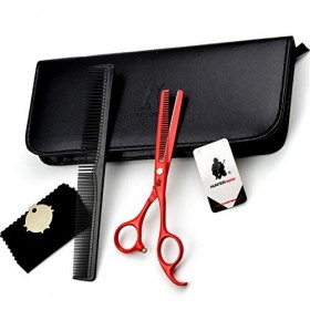 WYGC Scissors Ciseaux Coiffure,Ciseaux de Coiffeur Combinaison Set Kit Ciseaux Cheveux Coupe Nette et Précise&nbsp;pour Salon de C...