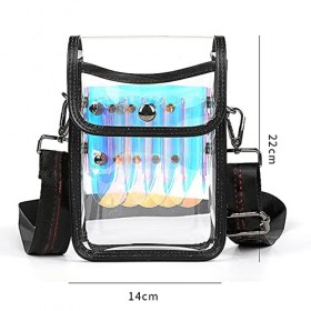 Leisurealeaneag Lot de 5 étuis pour ciseaux à cheveux professionnels Noir transparent