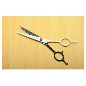 Ciseaux de coiffure JP 440C Ciseaux de coupe Ciseaux à effiler Ciseaux professionnels pour cheveux humains couleur : rouge, 