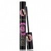 Eveline Cosmetics Extension Volume 4D Faux Définition Mascara Épaississant Et Séparateur Long Lash Noir | 10 ml | Effet Faux 