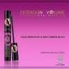 Eveline Cosmetics Extension Volume 4D Faux Définition Mascara Épaississant Et Séparateur Long Lash Noir | 10 ml | Effet Faux 