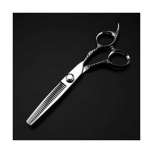 Ciseaux de coupe de cheveux, 6 pouces professionnels 440c ciseaux de cheveux en acier coupe outils de ciseaux de coiffeur cou