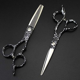 Ciseaux de coupe de cheveux, 6 pouces haut de gamme professionnel 440c 9cr13 ciseaux de coupe de cheveux salon de coiffure ci