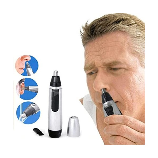 BREWIX Nez Cheveux Tondeuse Nez Cheveux Tondeuse Nez Cheveux Cutter for Hommes Nasal Laine Mettre En Œuvre Électrique Rasage 