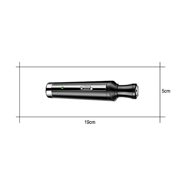 BREWIX Tondeuse à poils de nez 4 en 1 Tondeuse à poils de nez Nettoyant for oreilles de nez Tondeuse à poils de nez rechargea