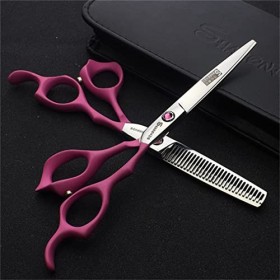 Ensemble De Ciseaux De Barbier En Acier Inoxydable De 6,0 Pouces, Outils De Cisaillement De Coiffure À Salon Multifonctionnel