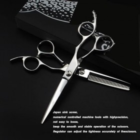 ciseaux de coiffeur Ciseaux De Coupe De Cheveux, 6 Pouces Professionnel Argent Haut De Gamme Ciseaux De Coupe De Cheveux Cise