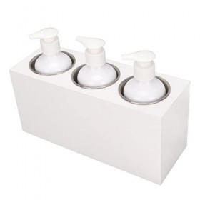 Chauffe-crème, Chauffe-lotion, 3 Bouteilles, Absorption Accélérée, Fonction de Protection Automatique, 110-250 V, Arrêt Autom