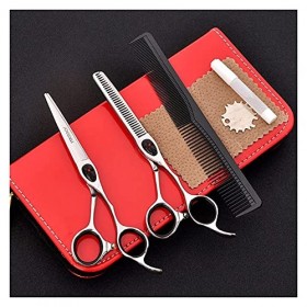 Ciseaux de coupe de cheveux 6,0 pouces ciseaux de coiffure en forme de bouche de grue, ensemble de ciseaux de coiffeur, coupe