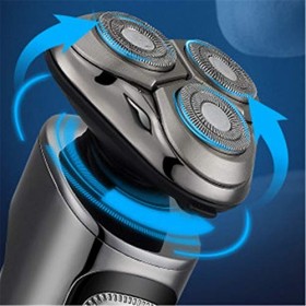 ChengBeautiful Rasoir Smart 4D Floating Rechargeable Full Body Laver Rasoir Multifonctions Barbe Hommes Rasoir Couleur : Bla
