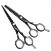 GUNST Set de ciseaux de coiffeur 15,5 cm, ciseaux à effiler 5,75 pouces et 30 V dents pour coiffeur professionnel