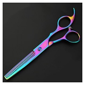 Coiffeur coloré, ciseaux plats spéciaux taille : cisailles plates cisailles à dents K cisailles à dents K 