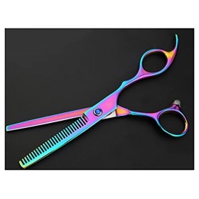 Coiffeur coloré, ciseaux plats spéciaux taille : cisailles plates cisailles à dents K cisailles à dents K Rasage et Épilation