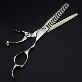 Ciseaux de coupe de cheveux, ciseaux à cheveux professionnels 440c de 6 pouces coupant les ciseaux de coiffure de salon de co...