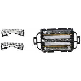 Panasonic WES9036 Jeu de Grille/Lame pour Rasoir ES-LV9Q/ES-LV6Q & WES 4L03 803 Nettoyage pour Rasoir Electrique, 3 x 15 ml