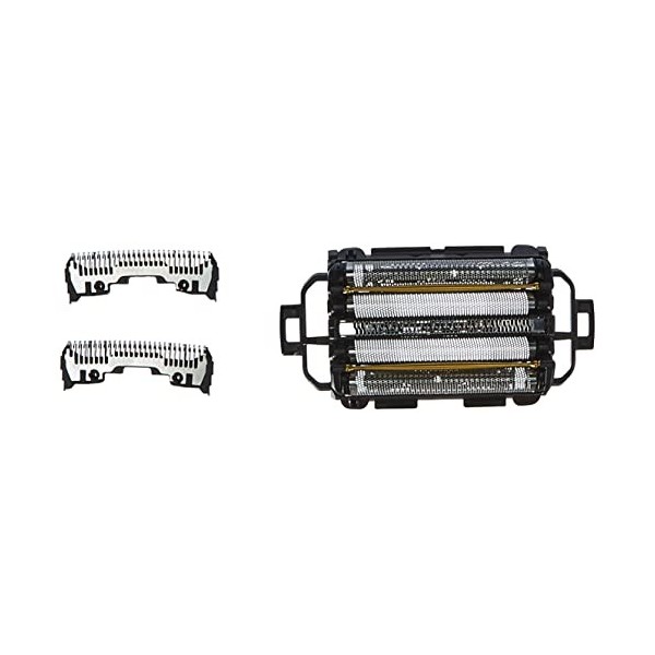 Panasonic WES9036 Jeu de Grille/Lame pour Rasoir ES-LV9Q/ES-LV6Q & WES 4L03 803 Nettoyage pour Rasoir Electrique, 3 x 15 ml