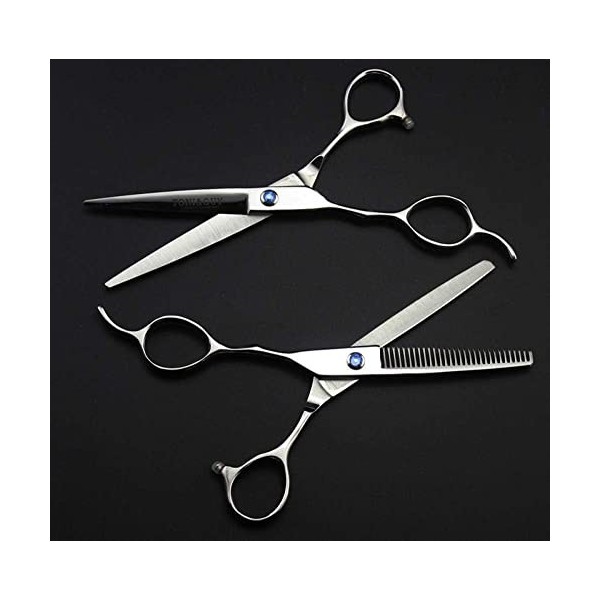 Ciseaux de coiffure professionnel 440c classique 6 pouces ciseaux de cheveux coupés ensemble coupe outils de maquillage de ba