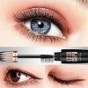 4D Fibre Soie Mascara, 4D Mascara Cils en Fibre, Fiber De Soie Cils Noir Mascara, Mascara Imperméable, Ajoute de la Longueur,