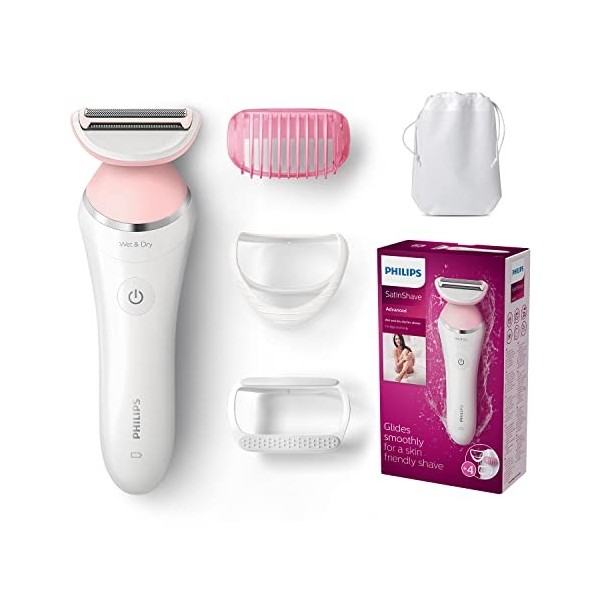 Philips Rasoir féminin Satinshave étanche blanc BRL140/00