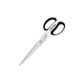 Ciseaux artisanaux, adaptés au bureau et au travail manuel, en acier inoxydable, avec poignées, ciseaux à poignée confortable