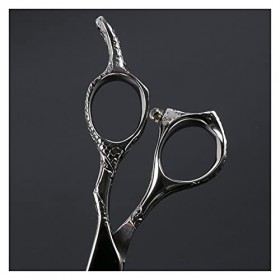 Cheveux professionnels à bord de rasoir, cisailles plates, cisailles texturantes pour salon, coiffeur professionnel taille : ...