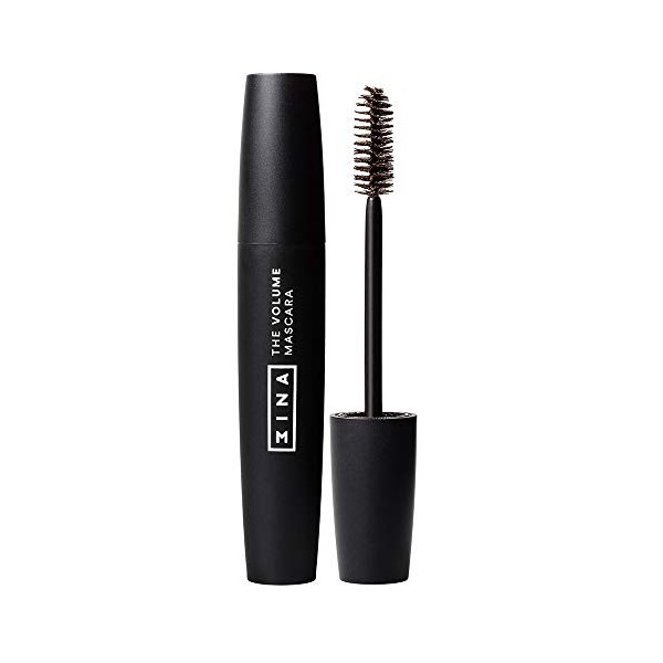 3INA MAKEUP - Vegan - The Volume Mascara 002 - Brun - Mascara volumisant et bouclant - Mascara extra-longueur - Formule longu