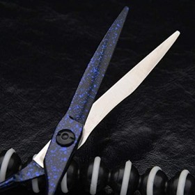 Ciseaux de coiffure avec poignée rotative 14 Cm 15,2 Cm avec poche à ciseaux-6.0_".Salon de coiffure ou usage domestique Rasa...