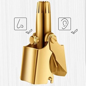 FURLOU Tondeuse à poils de nez, rasoir doreille en acier inoxydable, soins de sécurité et portable Tondeuse