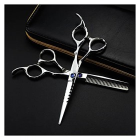 Ciseaux de coupe de cheveux de 6 pouces, ciseaux de coupe de cheveux amincissants, ciseaux de coupe de cheveux ménagers, cise...