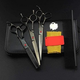 Ciseaux à cheveux, ciseaux de coiffure, coupe de cheveux, ciseaux amincissants, outil de barbier pour coiffeur 7 pouces