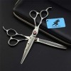 Ciseaux de coiffeur professionnels pour gauchers 7.0 Inch Japan Set Stainless Steel, Light And Sharp Hairdressing Scissors Fo