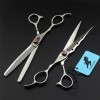 Ciseaux de coiffeur professionnels pour gauchers 7.0 Inch Japan Set Stainless Steel, Light And Sharp Hairdressing Scissors Fo