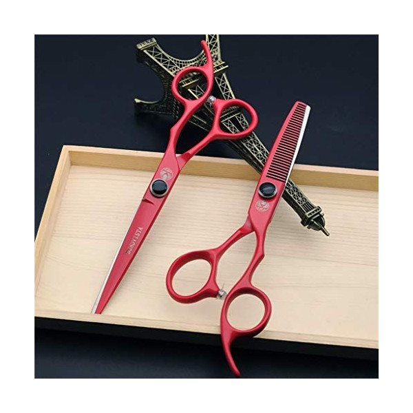 Couper Les Cheveux Professionnel 6.0 Pouces Coiffure Barber Scissor Set Dents Plat Ciseaux Amincissants Salon De Coiffure Com